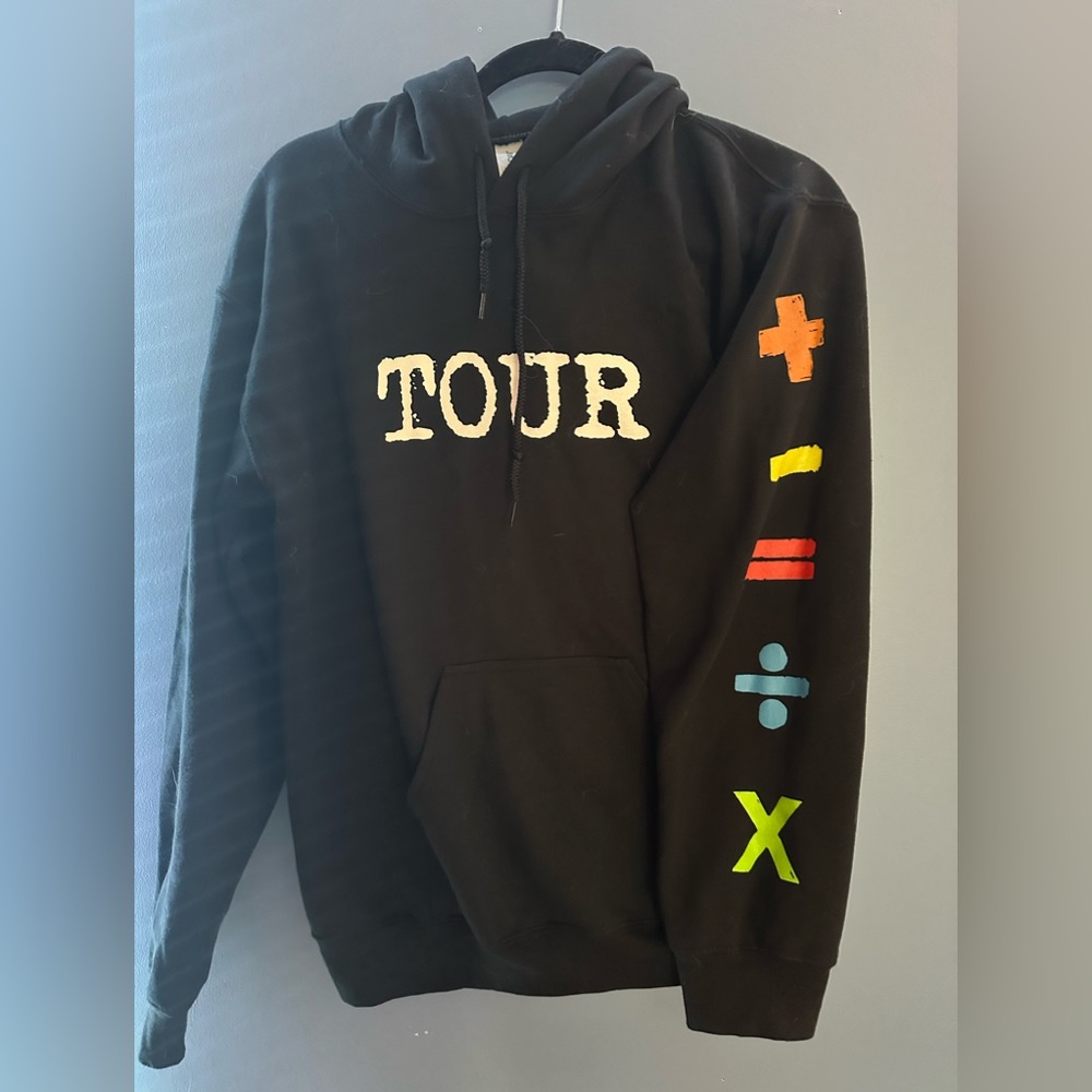 Ed Sheeran mathematics tour hoodie, black, size: Small